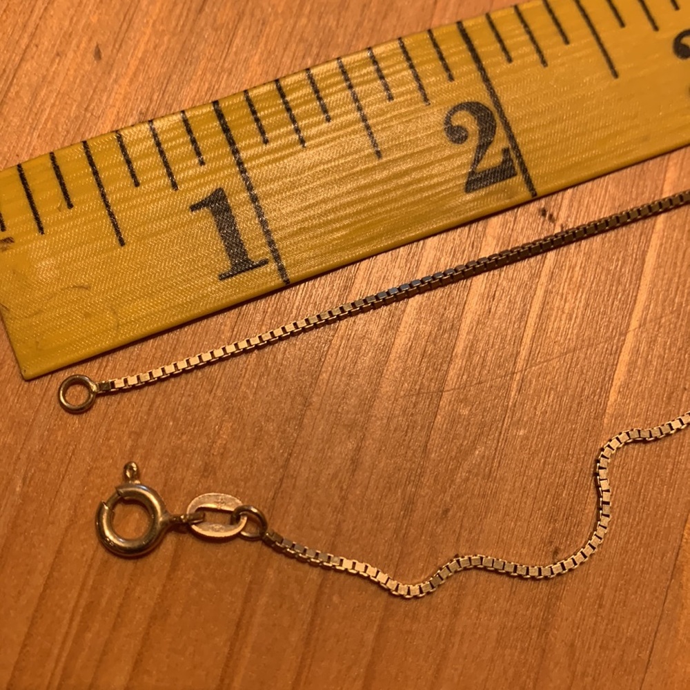 333 Gold necklace 42 cm / 16 inches - Picture 3 of 5